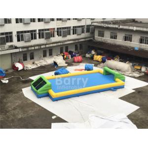 0.55mm PVC Inflatable Soap Soccer Field Game Fully Customized