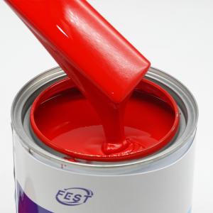 Polyurethane Red Automotive Paint for Surface Preparation Sanding And Cleaning