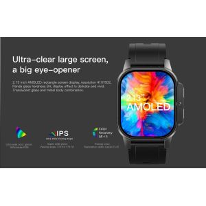 Wholesale Rainbuvvy Stylish 4G LTE Smart Watch 2.13&quot; HD Screen DM62 Convenience GPS Tracking Watch from china suppliers