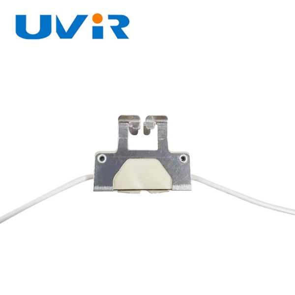 250V 10A Infrared Lamp Holder with Ceramic Aluminum Clip