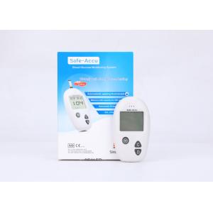 Easy Disposal Diabetes Glucose Meter Safe Accu mmol/L 10s test time White Color Machine With Lancet Ejector