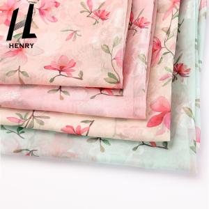 ODM Polyester Woven Fabric Chiffon Printing For Dress Garment
