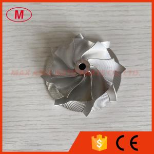 Wholesale TD04 reverse 50.00/67.00mm 8+0blades Point Milling, Snake Curve,Twisted Blade, Performance Turbo billet compressor wheel from china suppliers