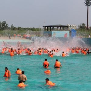 Artificial Tsunami Wave Pool Machine Vacuuming Summer Waves Pool For Park