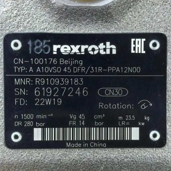 Quality A10VSO18DR/31R-VSC62N00 A10VSO18DR/31R-PPA12N00 A10VSO18DR/31R-PPA12K01
A10VSO18DRG/31L-PKC62N00 A10VSO18DRG/31L-PSC62K01 Excavator motor, German Rexroth axial piston pump for sale