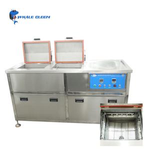 China 24KW Heating Power Two Tanks Industrial Ultrasonic Cleaner for Motor Cleaning in Heavy Industries on sale