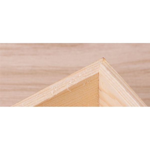 Hinged Lid Handmade Wooden Boxes For Gift Packaging , Small Natural Color Wooden Box With Lock