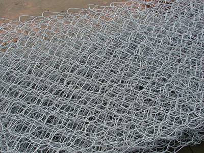 2x1x0.5m Gabion Wire Mesh Galfan Gabion Basket 100x120mm For River Wall Protection