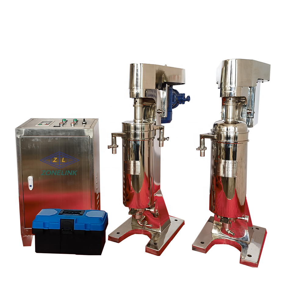 tubular separator machine for skimmer milk separation solid separator gq105 tubular centrifuge