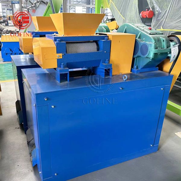 Quality 150mm Width double roller granulator machine 1-2T/H Ammonium Sulphate Compact Fertilizer Production Plant for sale