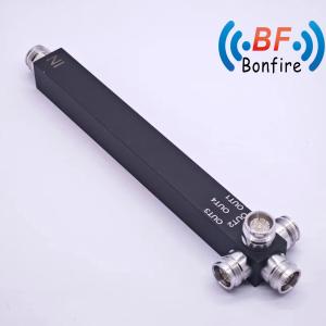 IP65 Low Pim RF 4 Way Reactive Power Splitter Divider Package Gross Weight 1