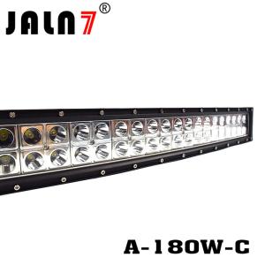 LED Light Bar JALN7 31.5Inch 180W Curved Spot Flood Combo LED Driving Lamp Super