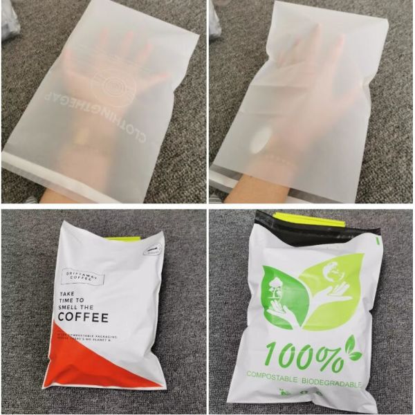 Custom Biodegradable Courier Bags Shipping Compostable Mailer Eco Mailing Bag