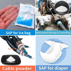 Industrial Sodium Polyacrylate SAP Super Absorbent Polymer