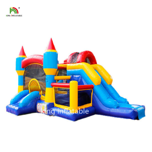 Outdoor Inflatable Bounce Castle PVC Tarpaulin School Activity UL CE Certification