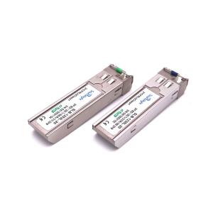 Wdm Sfp Optical Transceiver Module 20km Tx1490nm Rx1310nm RoHS Certification