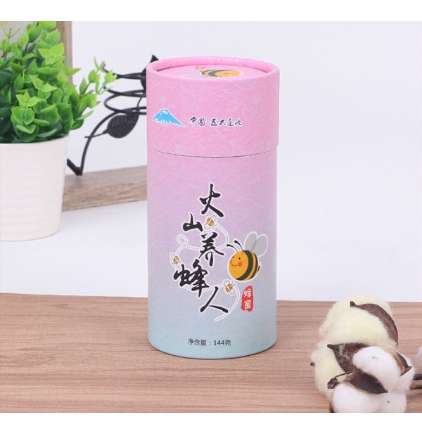 Embossing Tea Cylinder Packaging