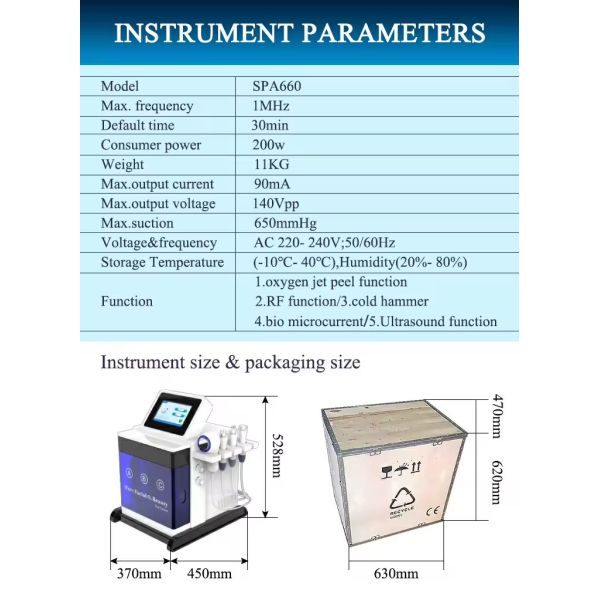 5 In 1 Hydra Dermabrasion Diamond Microdermabrasion Acne Removal Machine