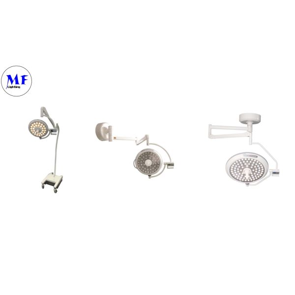 LED Shadowless Surgical Examination Lamp Ceiling Mobile Wall Mount 110-240V CRI 97 15W-45W