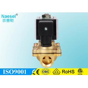 1 / 2 Inch Solenoid Shut Off Valve For Water With IP65 DIN Terminal Coil