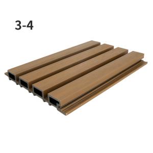 Wood Plastic WPC Wall Cladding custom Exterior Composite Wood Cladding