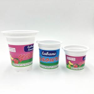 China Custom Printing Pp Yogurt Cup Jelly 125ml With Lids Pot on sale