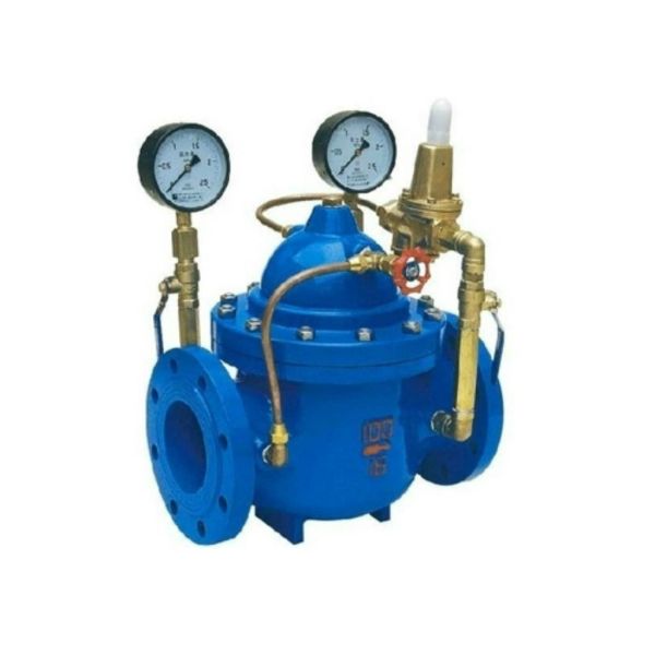 Quality Pressure Reducing Valve  DN 300 PN16 With Pilot Circuit  Including Automated Control Downstream Pressure for sale
