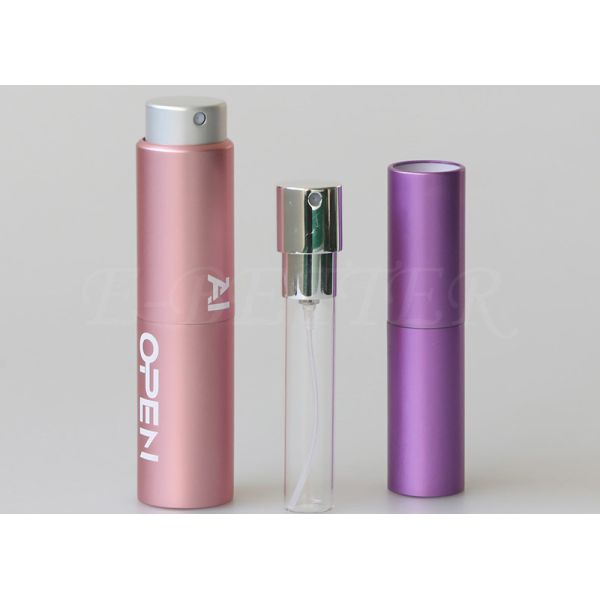 Quality Oxidation aluminum case Handbag Refillable Twist And Spritz Atomiser for sale