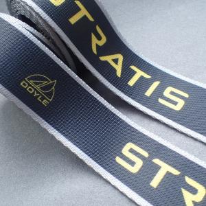 Customized Non Elastic Embroidered polyester webbing straps