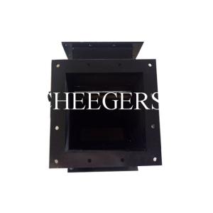 Manually 300mm Sanitary Plug Valve Q235A Two Way Pneumatic Valve