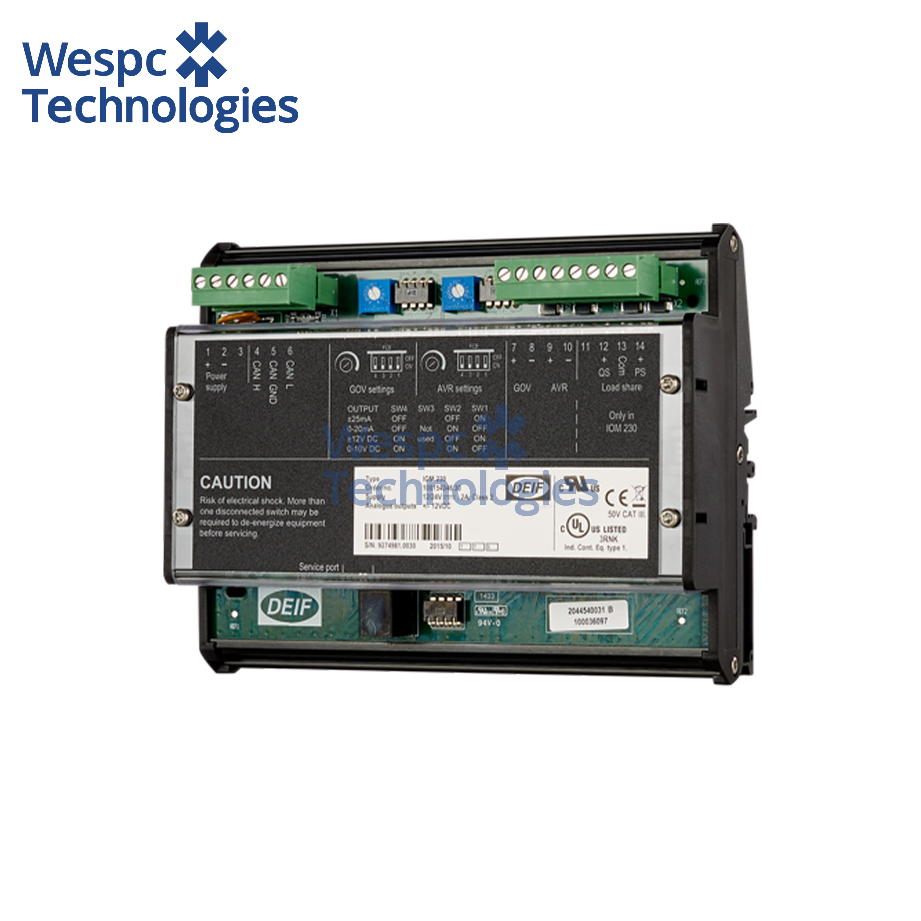 Wespc Original IOM230 Industrial Control Module Automation System Electrical