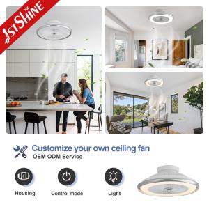 10- 1stshine LED Ceiling Fan with Removable Decorative Ring and Dimmable