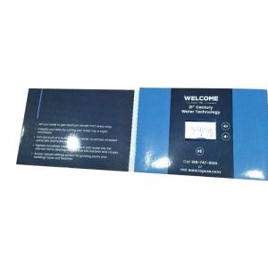 1024 X 600 Invitation LCD Video Greeting Card Double Sided Printing