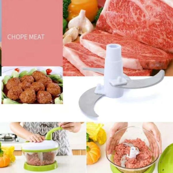 Customer Logo Accepted Multifunctional Vegetable Chopper Hand-Operated Meat Grinder