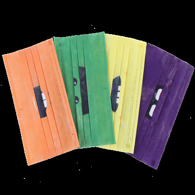 Medical Grade Earloop Face Mask 3 Layer Multi Colored Custom Patterned