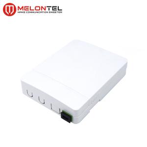 MT-1222 1 2 core single port small indoor plastic fiber optic junction box ftth