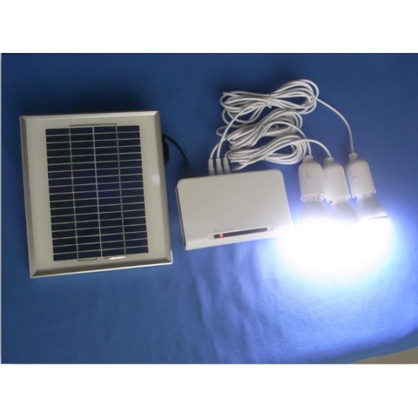 Newest ! 5W mini solar power system with lithium battery for solar home LED