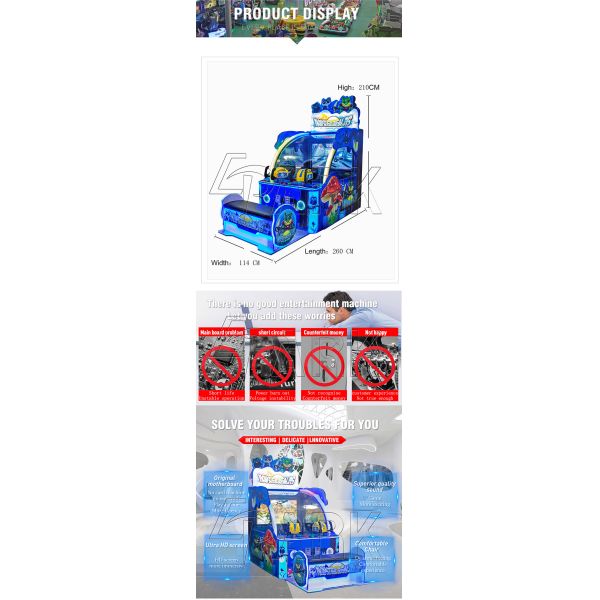 Monster Realms EPARK Ball Shooting Arcade Machines Coin Operated Simulator