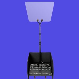 Adjustable Glass Height 17 inch Teleprompter for TV Video Conferences and Live