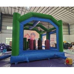 Inflatable Fighting Arena Adults Kids Trampoline Park Inflatable Gladiator Joust