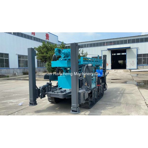 Efficiency And Reliability Depth 350m Crawler Mounted Water Well Drilling Machine With 91KW Yuchai Engine