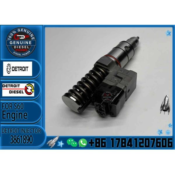 Common rail fuel injector 4991752 3861890 5234785 5235575 5237466 for Detroit Diesel series 60 11.1 and 12.7 L