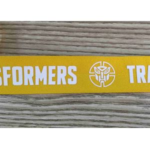 Silk Screen Printed Webbing Woven Tape With Customized Pattern Poly Band