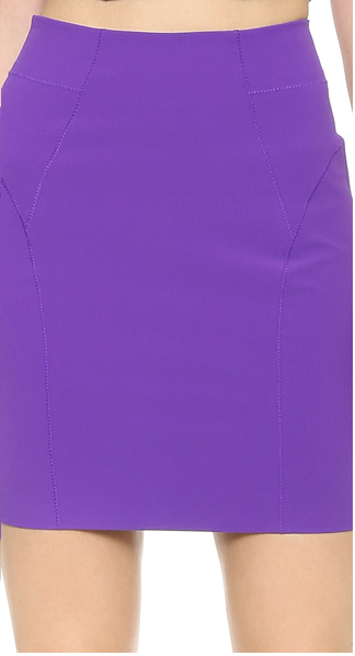 Stretch Tech Suiting Pencil Skirt