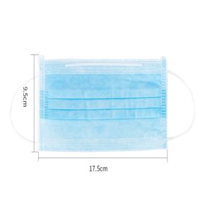 Ordinary Civilian Earloop Procedure Masks Non - Woven Polypropylene Fabric