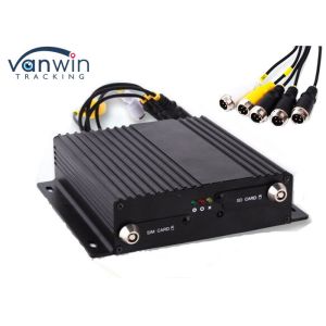 1080P 4 Channels Mobile DVR for Truck Taxi Bus GPS Tracking 3G Realtime Video
