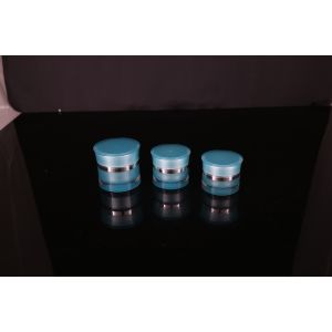 hand lip crystal pump empty square white Screen Printing Airless 30ml Cosmetic