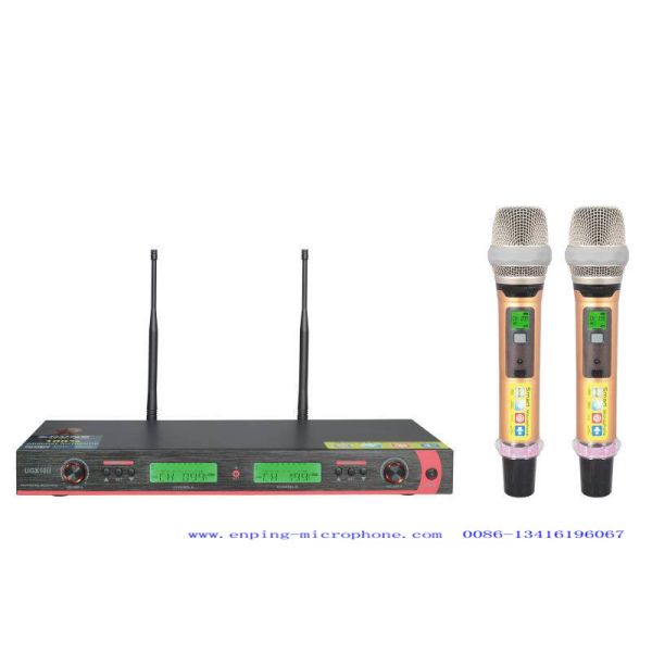 UGX10II UHF wireless microphone system with IR selectable frequency and