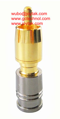 RCA Coaxial Connector RCA Compression Type 75ohm gold plated for Mini 174 Coax