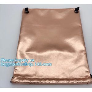 Custom PU Leather Drawstring Bags Leather Pouches with LOGO,Waterproof PU